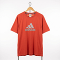 Adidas - Cotton - T-Shirt – Orange – Size 2XL