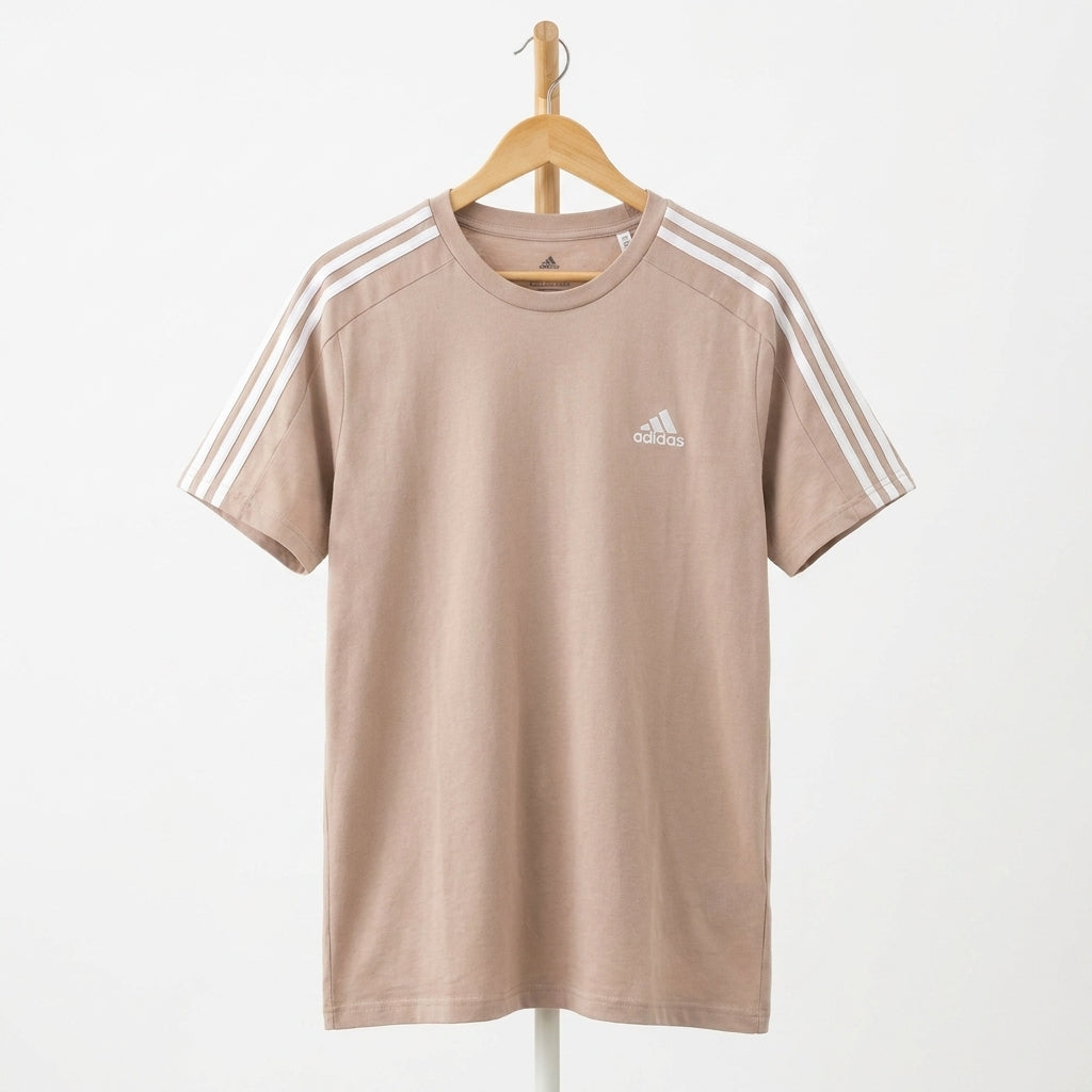 Adidas - Cotton - T-Shirt – Beige – Size L