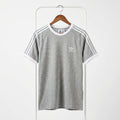 Adidas - Cotton - T-Shirt – Gray – Size L