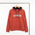 Adidas - Cotton - Hoodie –  Light Red – Size XL