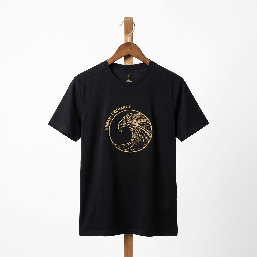 Armani Exchange - Cotton - T-Shirt – Black – Size M