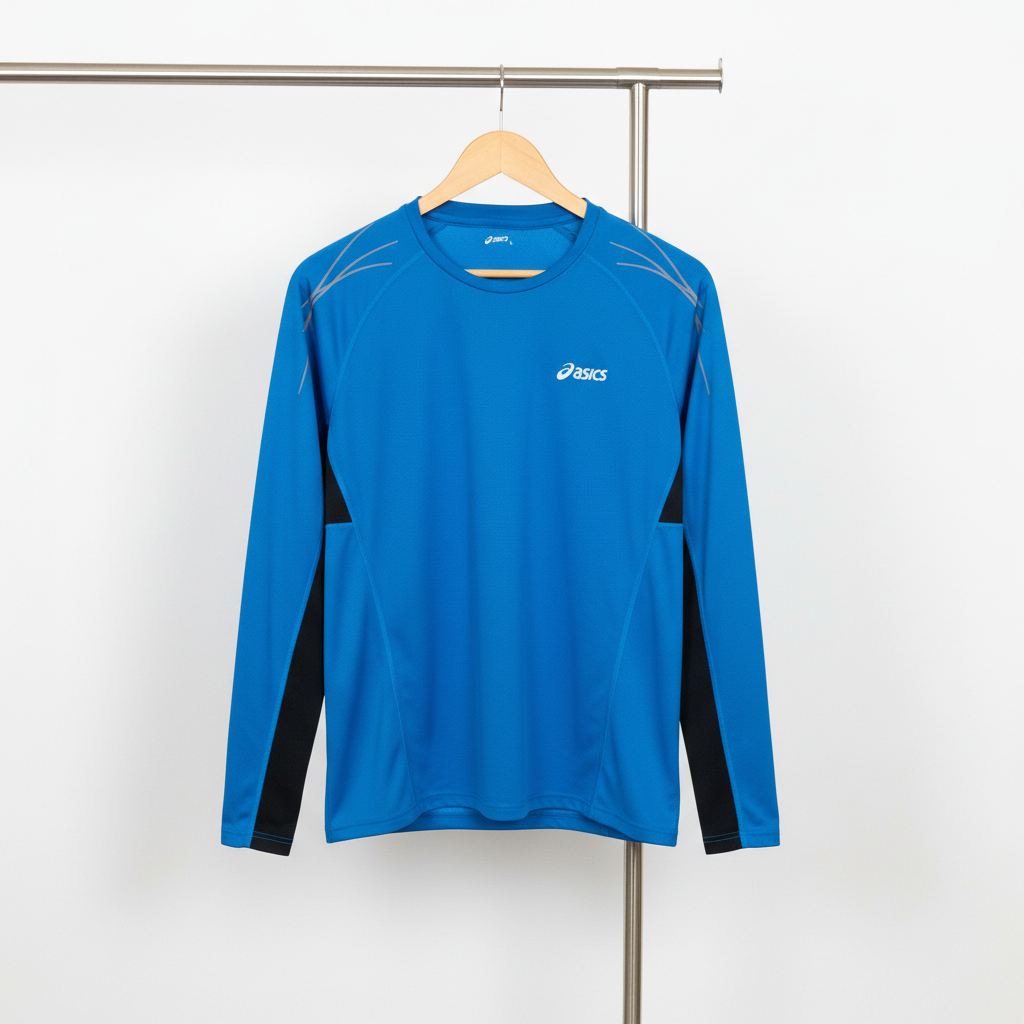 Asics - Sports Shirt – Light Blue – Size L