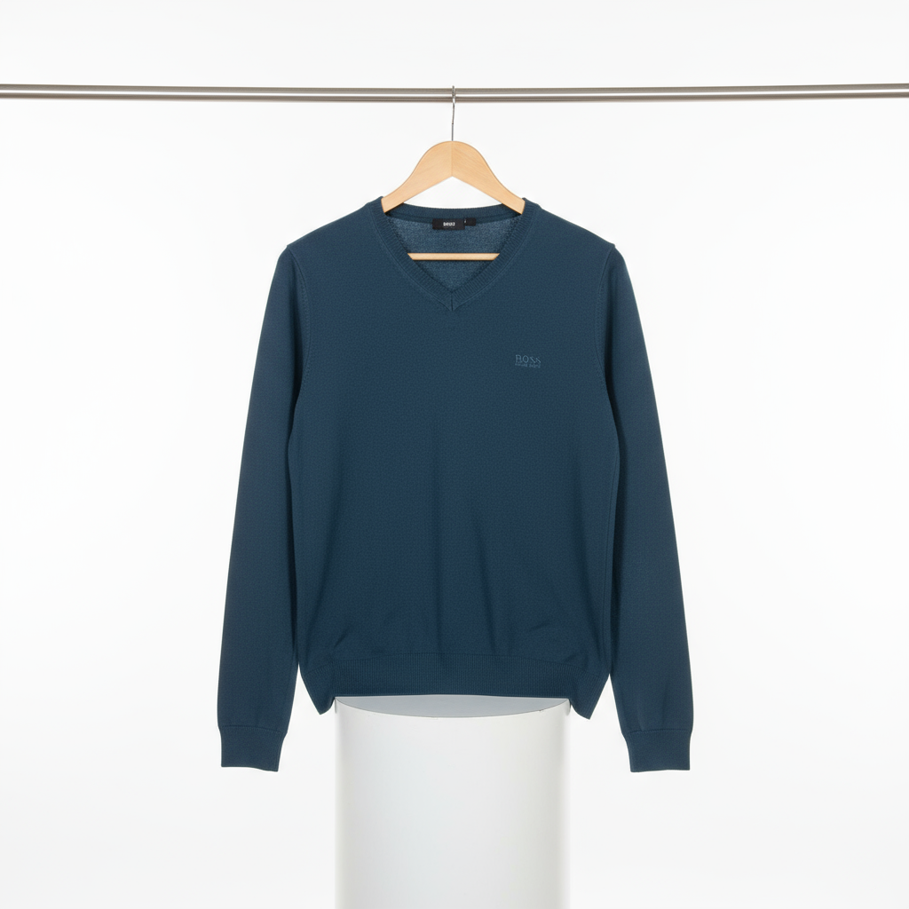 Boss - Knitwear – Navy Blue – Size L