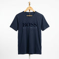 Boss - Cotton - T-Shirt – Navy – Size L