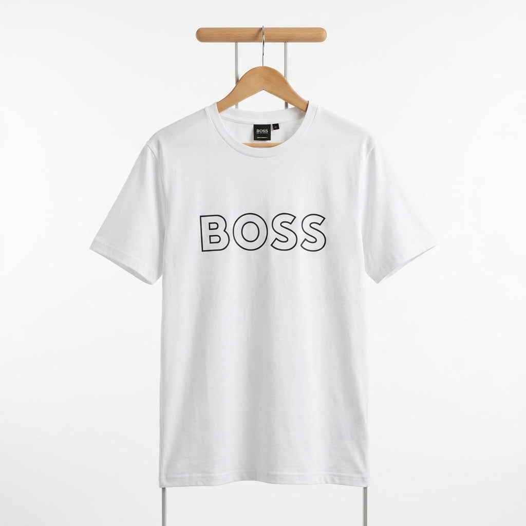 Boss - Cotton - T-Shirt – White – Size L