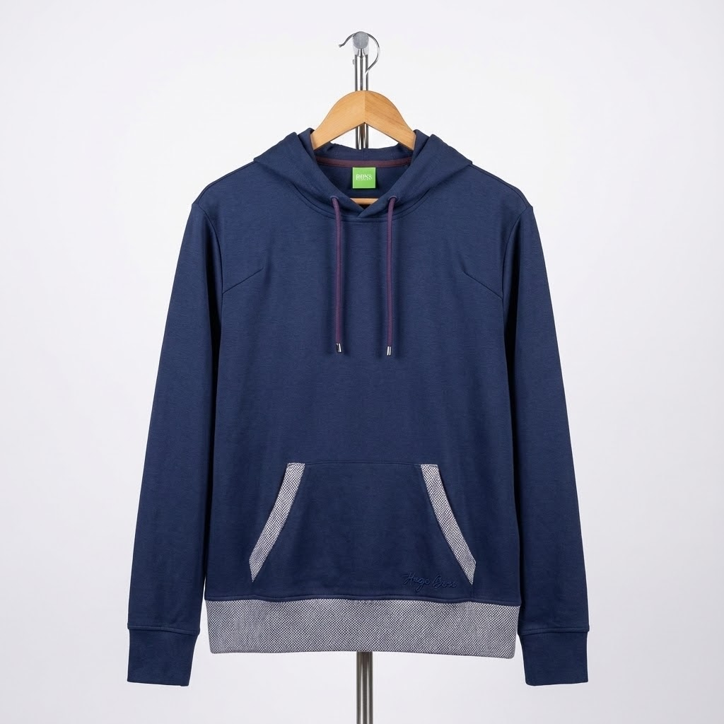Boss - Hoodie – Dark Blue – Size XL