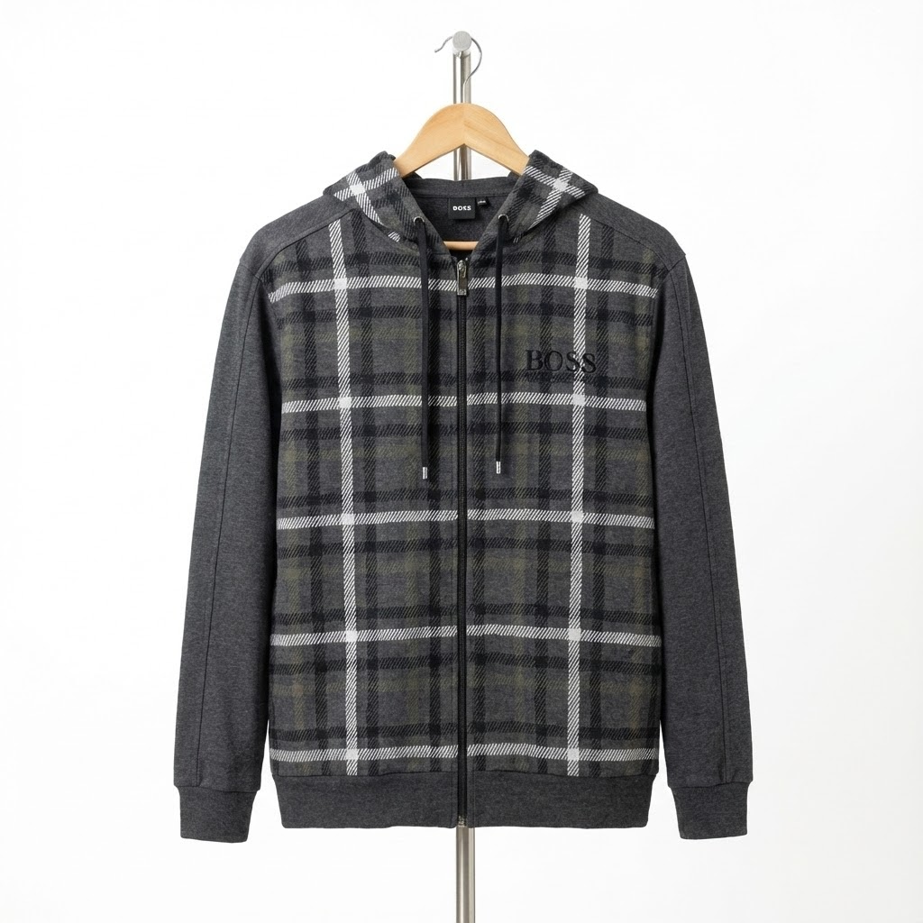 Boss - Jacket –Black & Gray – Size L