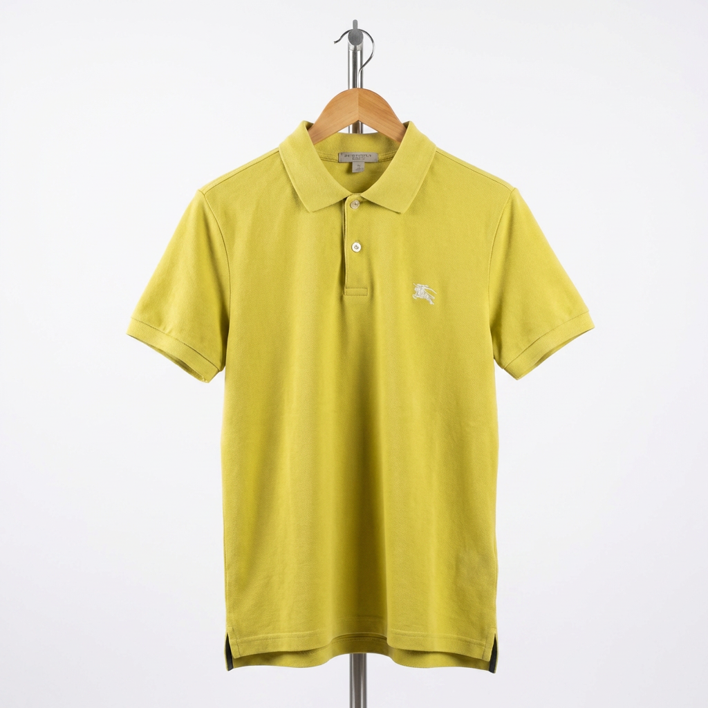 Burberry - Cotton - Polo Shirt – Yellow – Size S