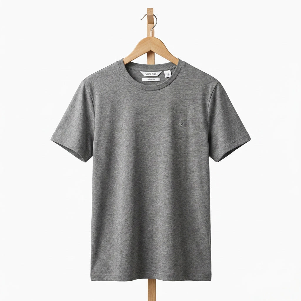 Calvin Klein - Cotton - T-Shirt – Gray – Size S