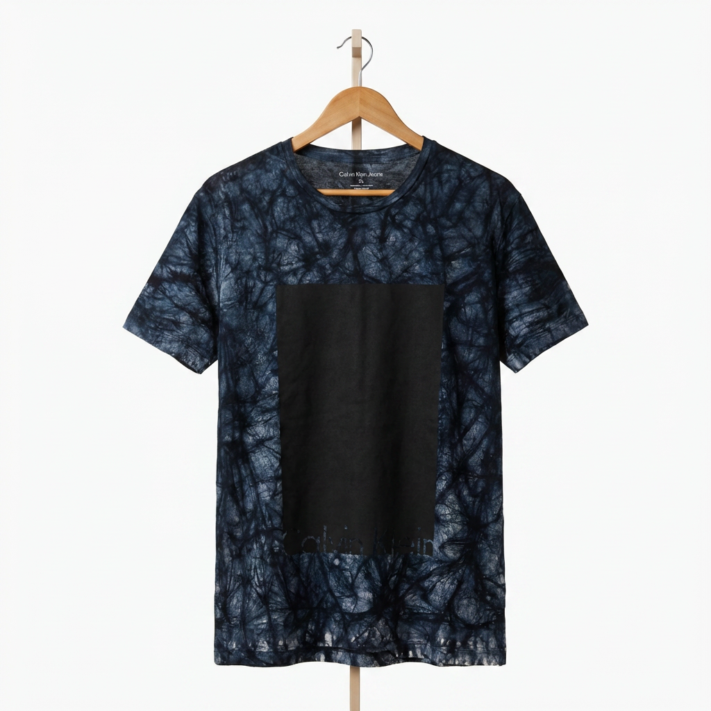 Calvin Klein - Cotton - T-Shirt – Navy Army – Size XL