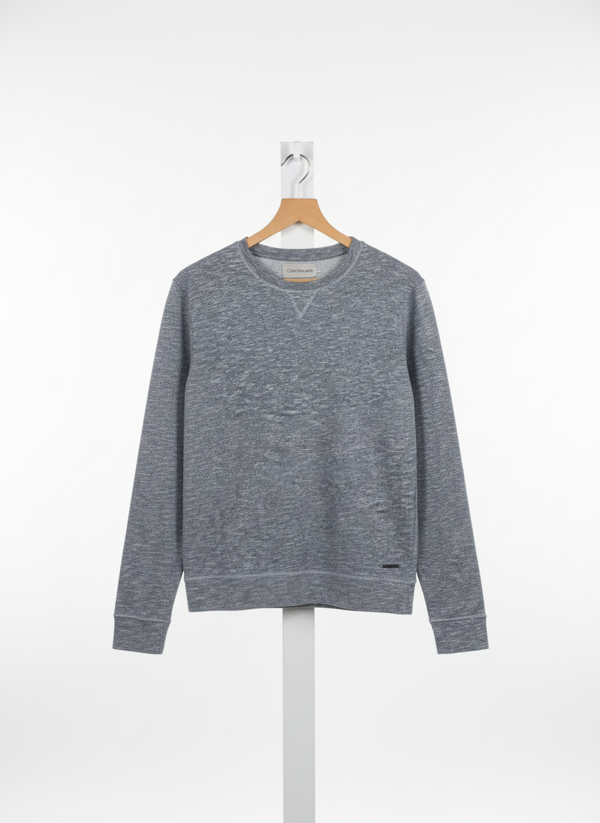Calvin Klein - Cotton - Sweatshirt – Gray – Size M