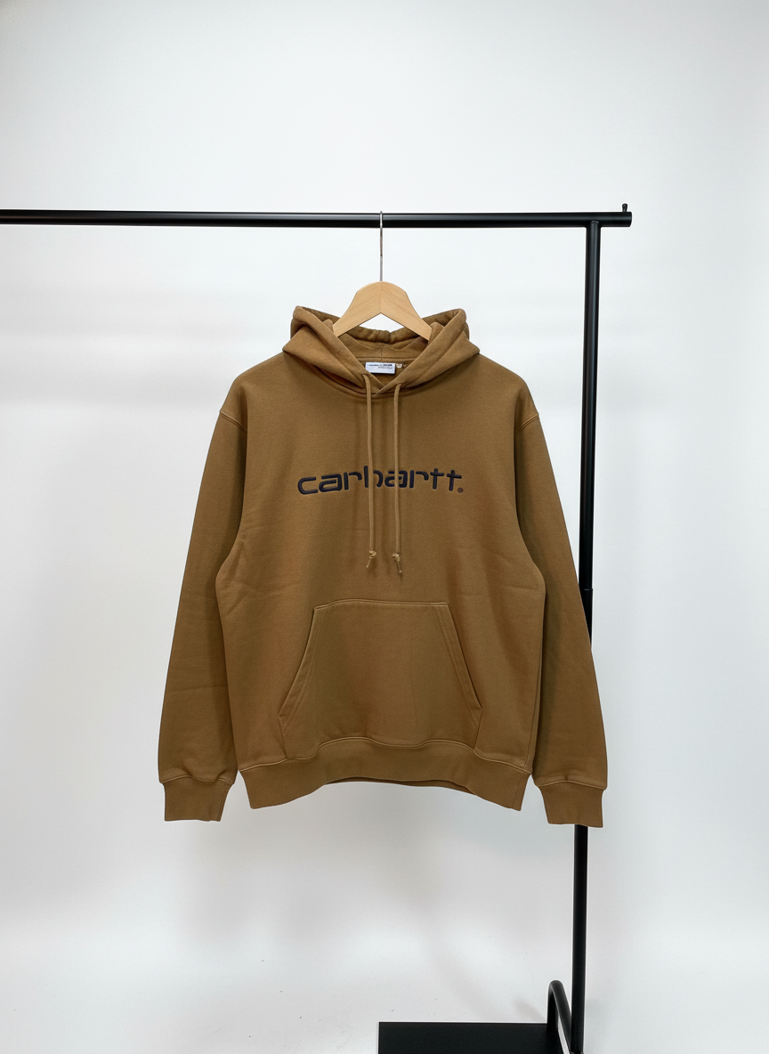 Carhartt - Cotton - Hoodie – Brown – Size L