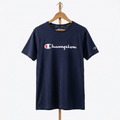Champion - Cotton - T-Shirt - Navy - Size S