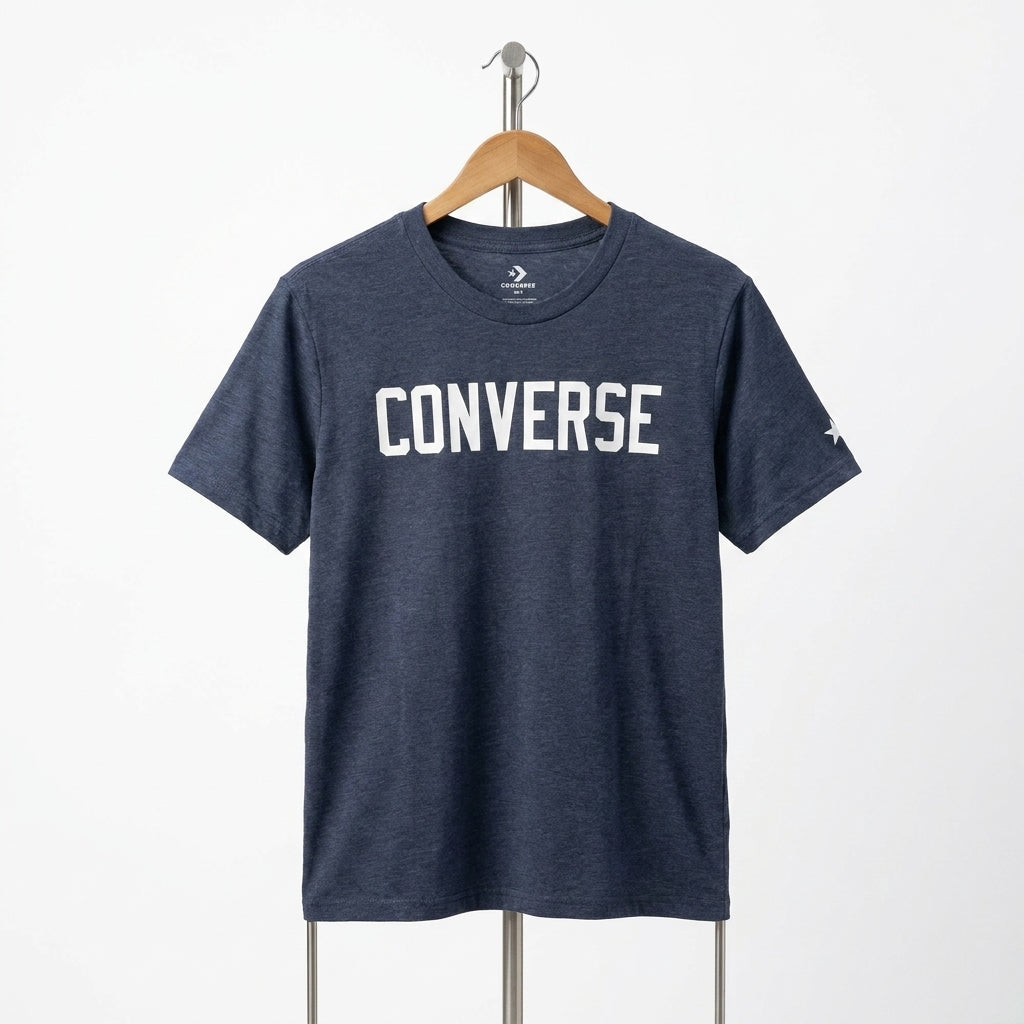 Converse - Cotton - T-Shirt - Navy- Size S