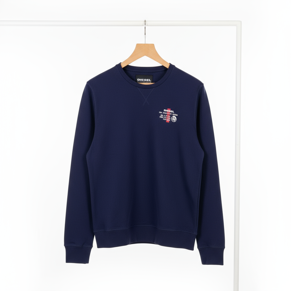 Diesel - Sweatshirt – Dark Blue – Size XL