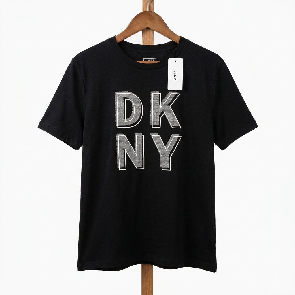 Dkny - Cotton - T-Shirt – Black – Size S