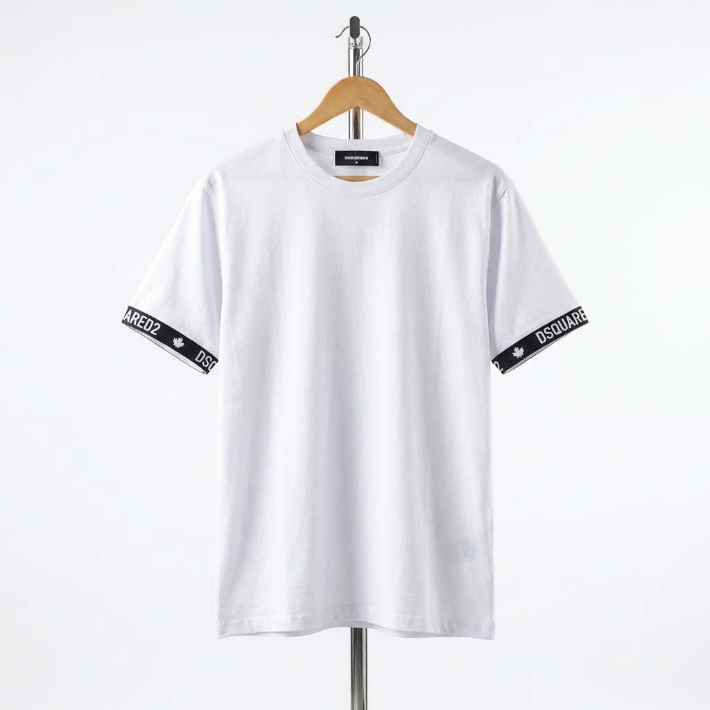 Dsquared2 - Cotton - T-Shirt – White – Size 2XL