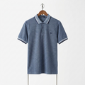 Fred Perry - Cotton - Polo Shirt – Light Navy – Size L Fits M