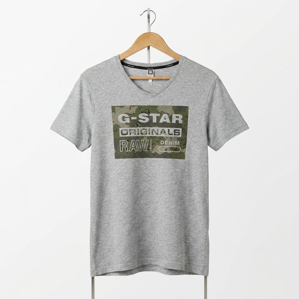 G -Star - T-Shirt – Gray – Size L