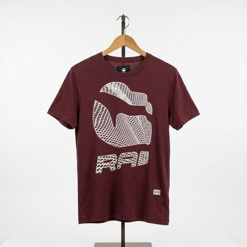 G -Star - T-Shirt – Maroon – Size M