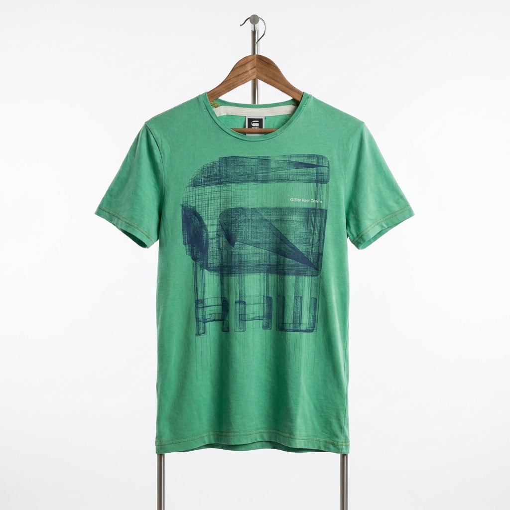 G -Star - T-Shirt – Green – Size S
