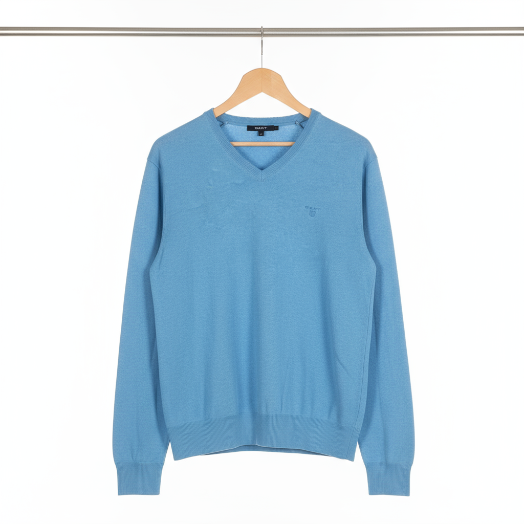Gant - Knitwear – Baby Blue – Size  3XL