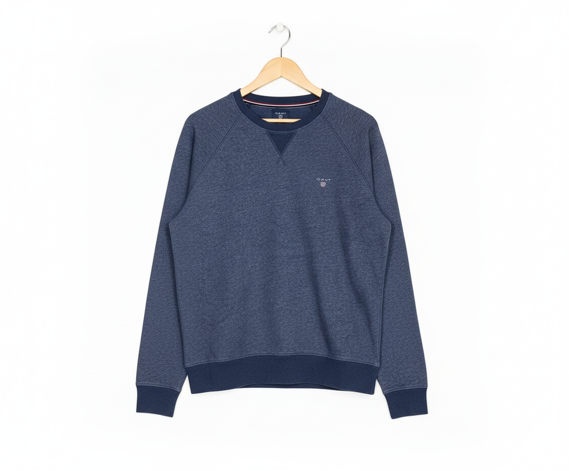 Gant - Cotton - Sweatshirt – Navy Blue – Size XL