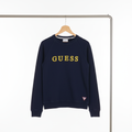 Guess - Cotton - Sweatshirt – Dark Blue – Size S