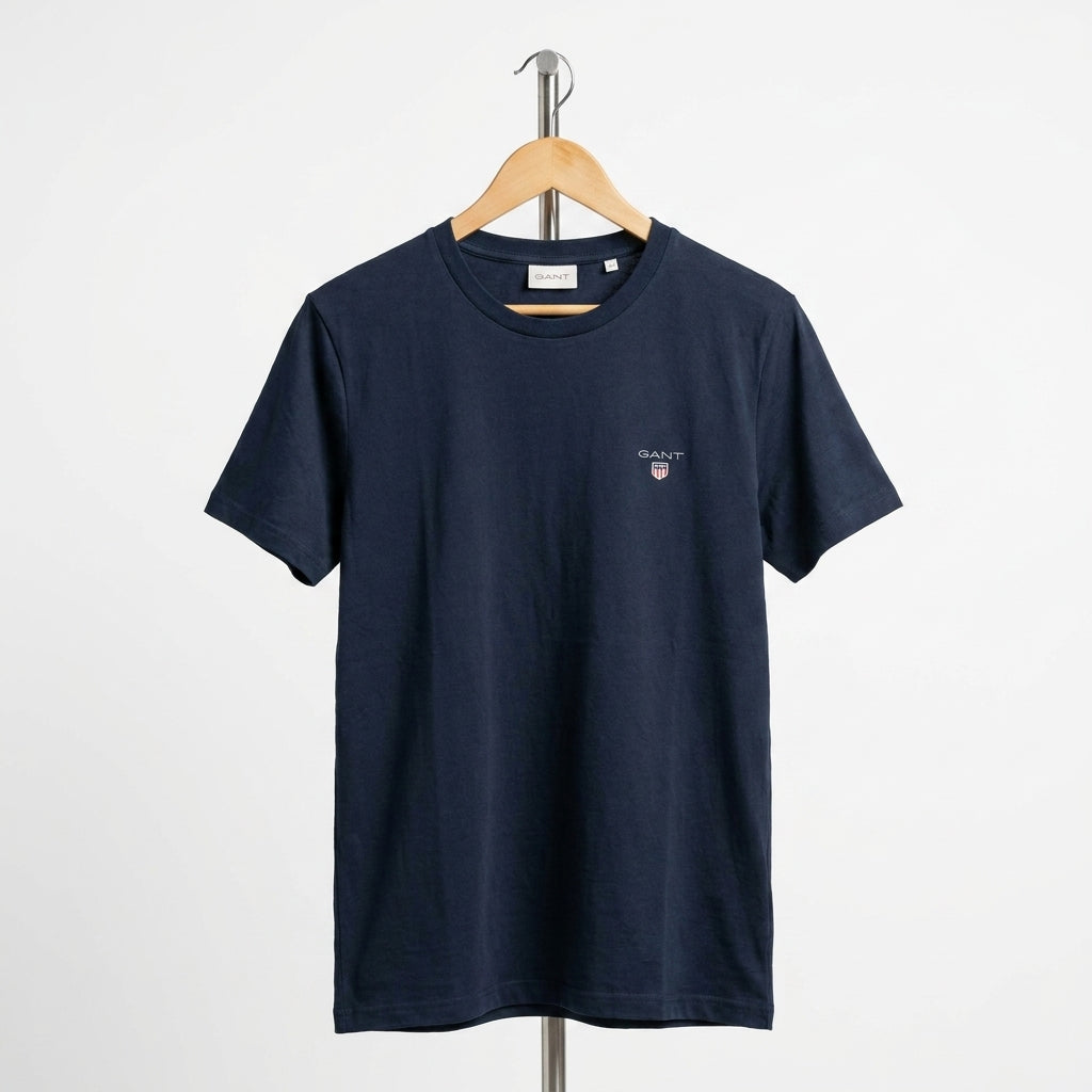 Gant - Cotton – T-Shirt - Navy – Size L