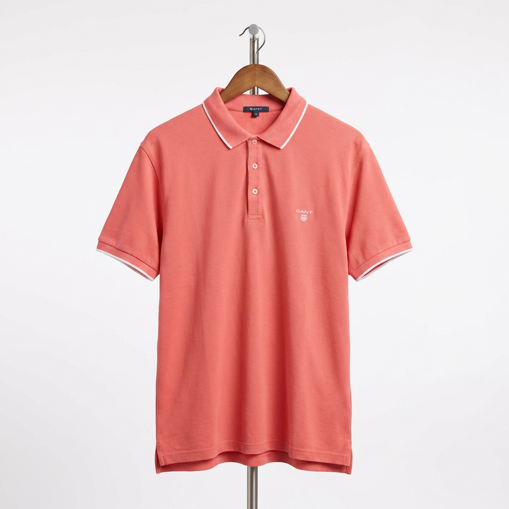 Gant - Polo Shirt – Dark Pink – Size XL