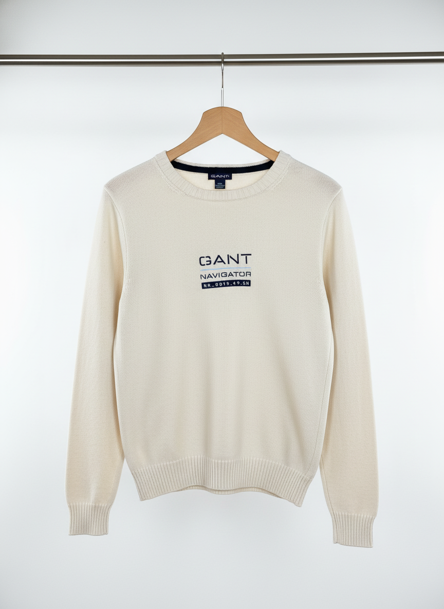 Gant - Knitwear – Off White – Size 4XL