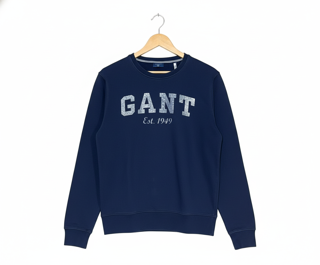 Gant - Cotton - Sweatshirt – Dark Blue – Size XL