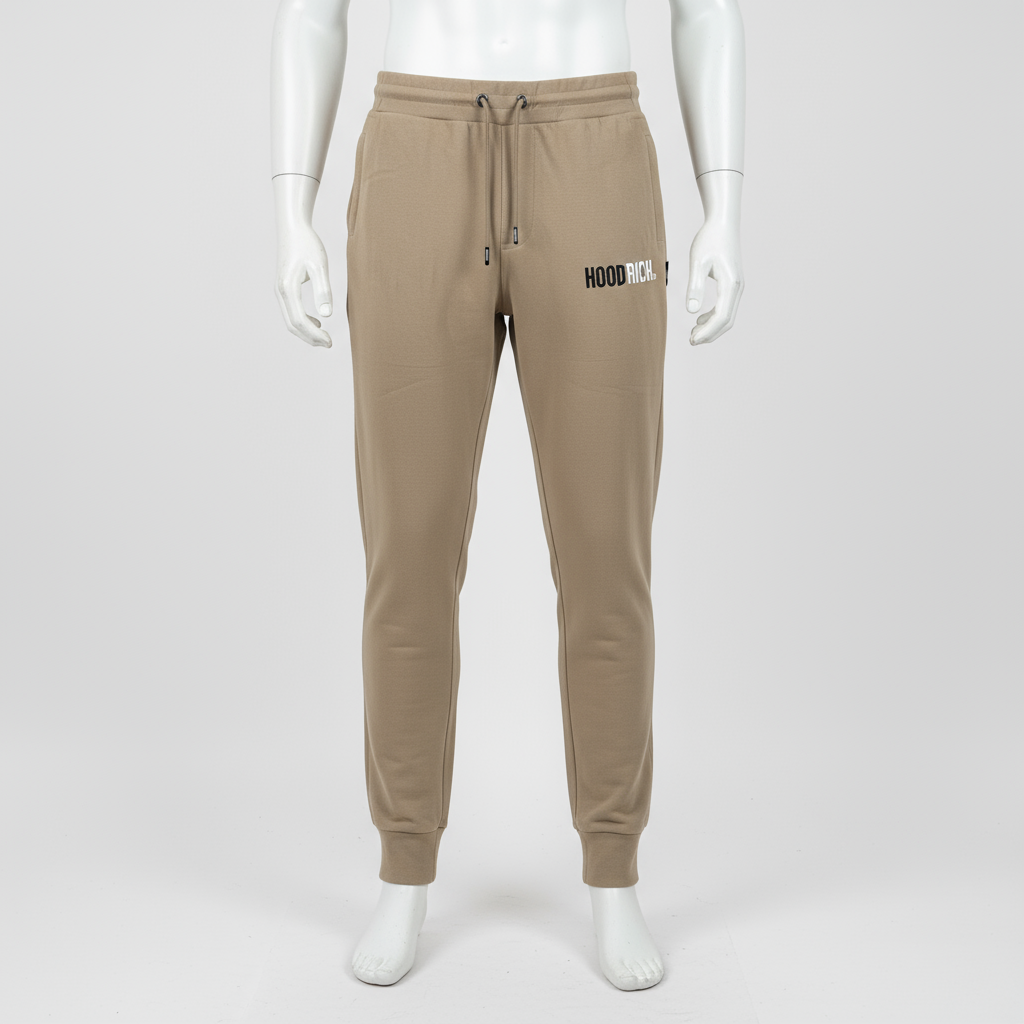 Hoodrich - Cotton - Sweatpants - Beige - S