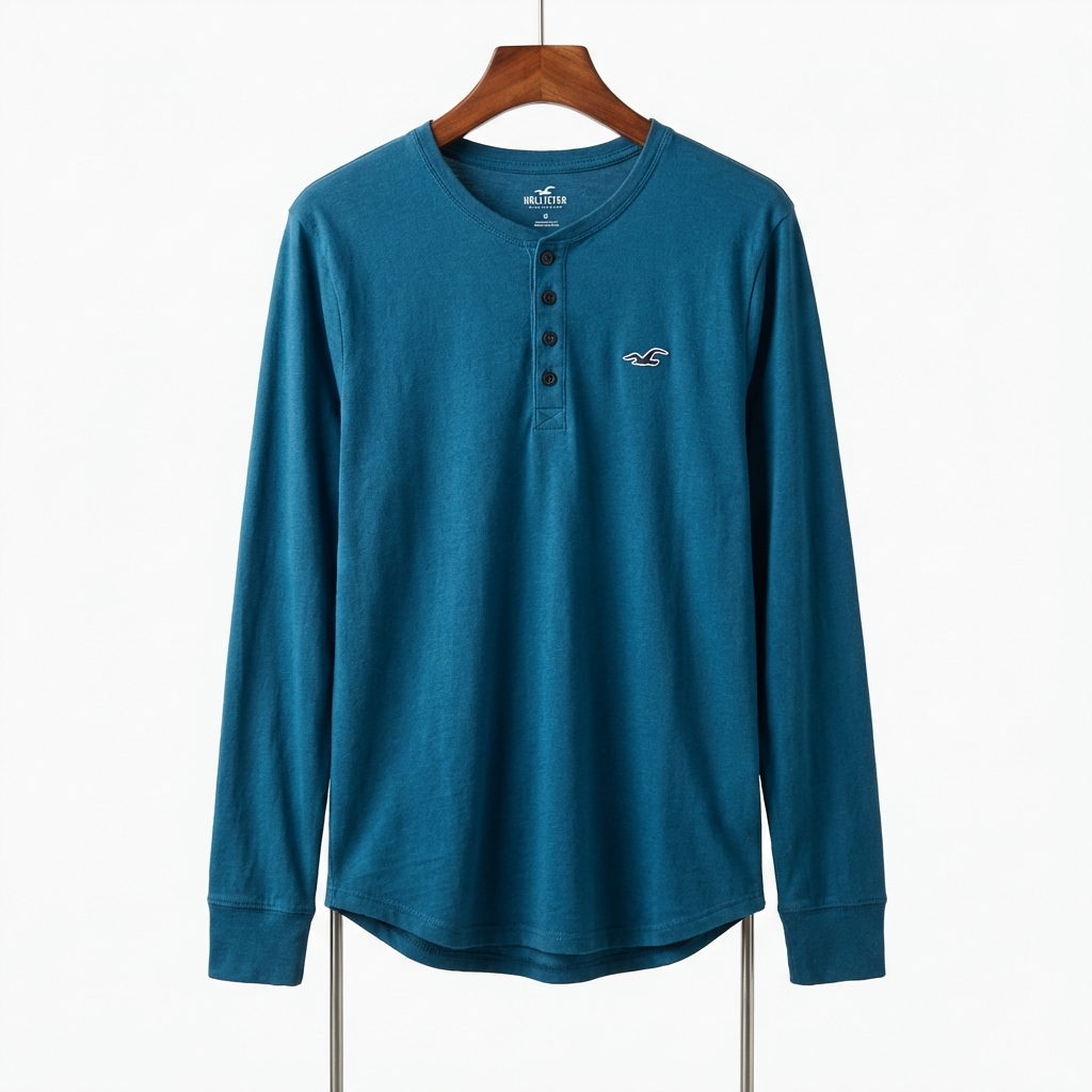 Hollister - Light-Shirt – Blue – Size L