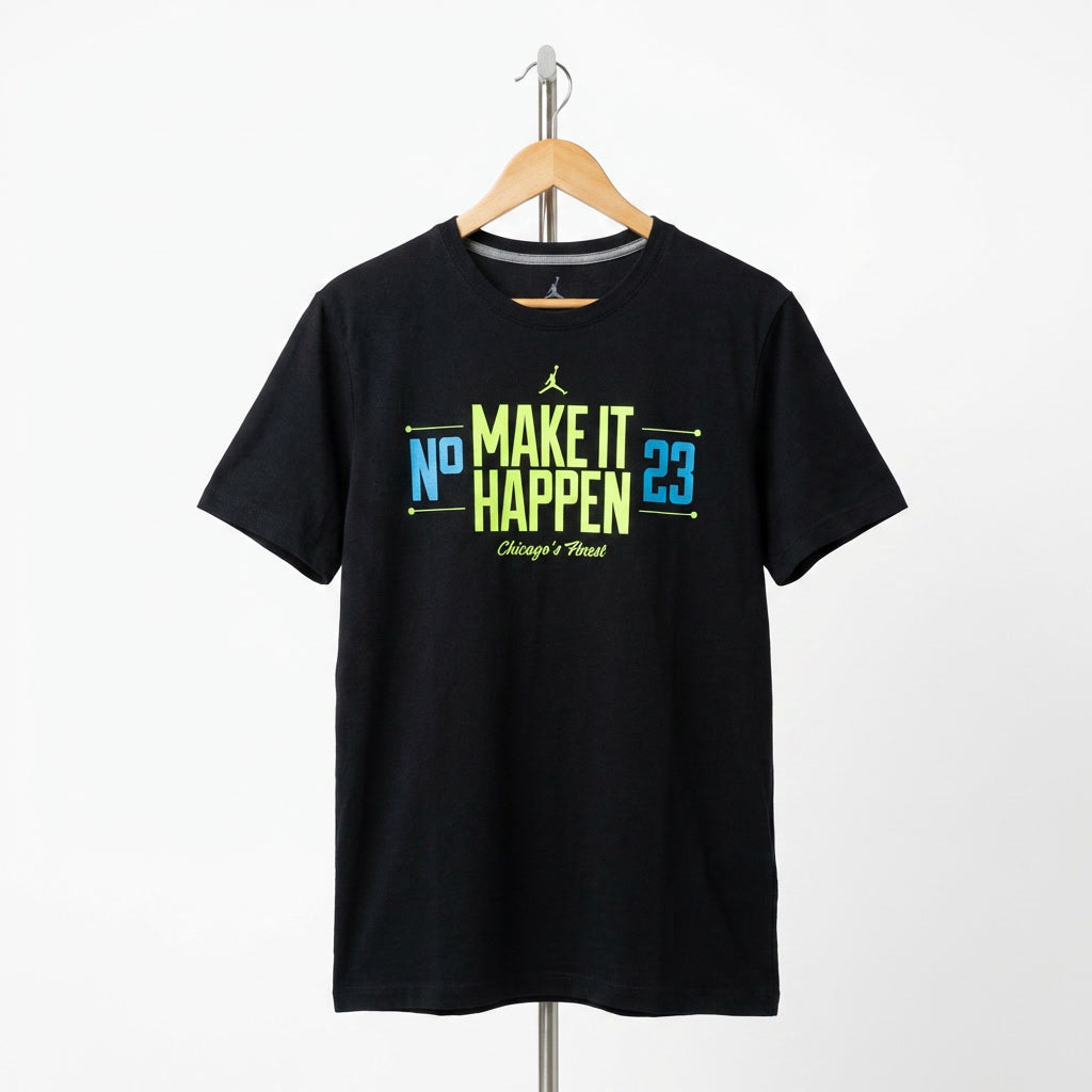 Jordan - Cotton - T-Shirt – Black – Size S