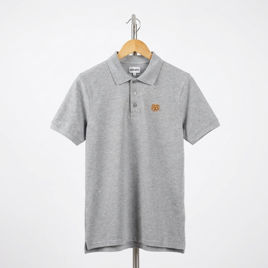 Kenzo - Cotton - Polo Shirt – Gray – Size M