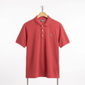 Lacoste - Cotton - Polo Shirt – Red – Size M