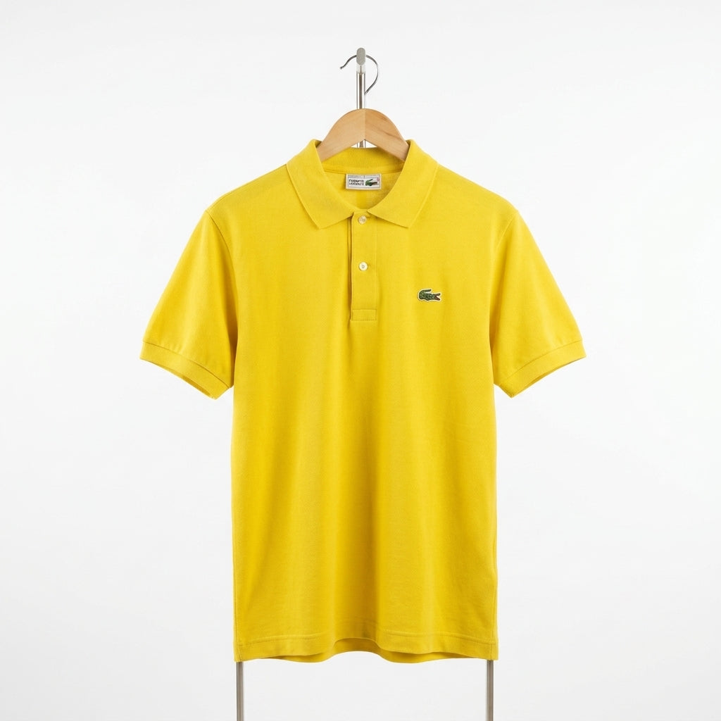 Lacoste - Cotton - Polo Shirt – Yellow – Size 2XL - 7