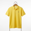 Lacoste - Cotton - Polo Shirt – Yellow – Size 2XL