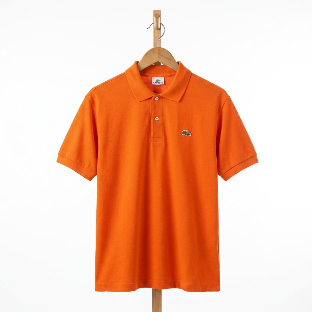 Lacoste - Cotton - Polo Shirt – Dark Orange – Size 3XL - 8