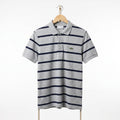 Lacoste - Cotton - Polo Shirt – Beige Striped – Size L - 5