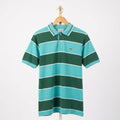 Lacoste - Cotton - Polo Shirt – Green Striped – Size M - 4