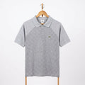 Lacoste - Cotton - Polo Shirt – Gray Checkered – Size S