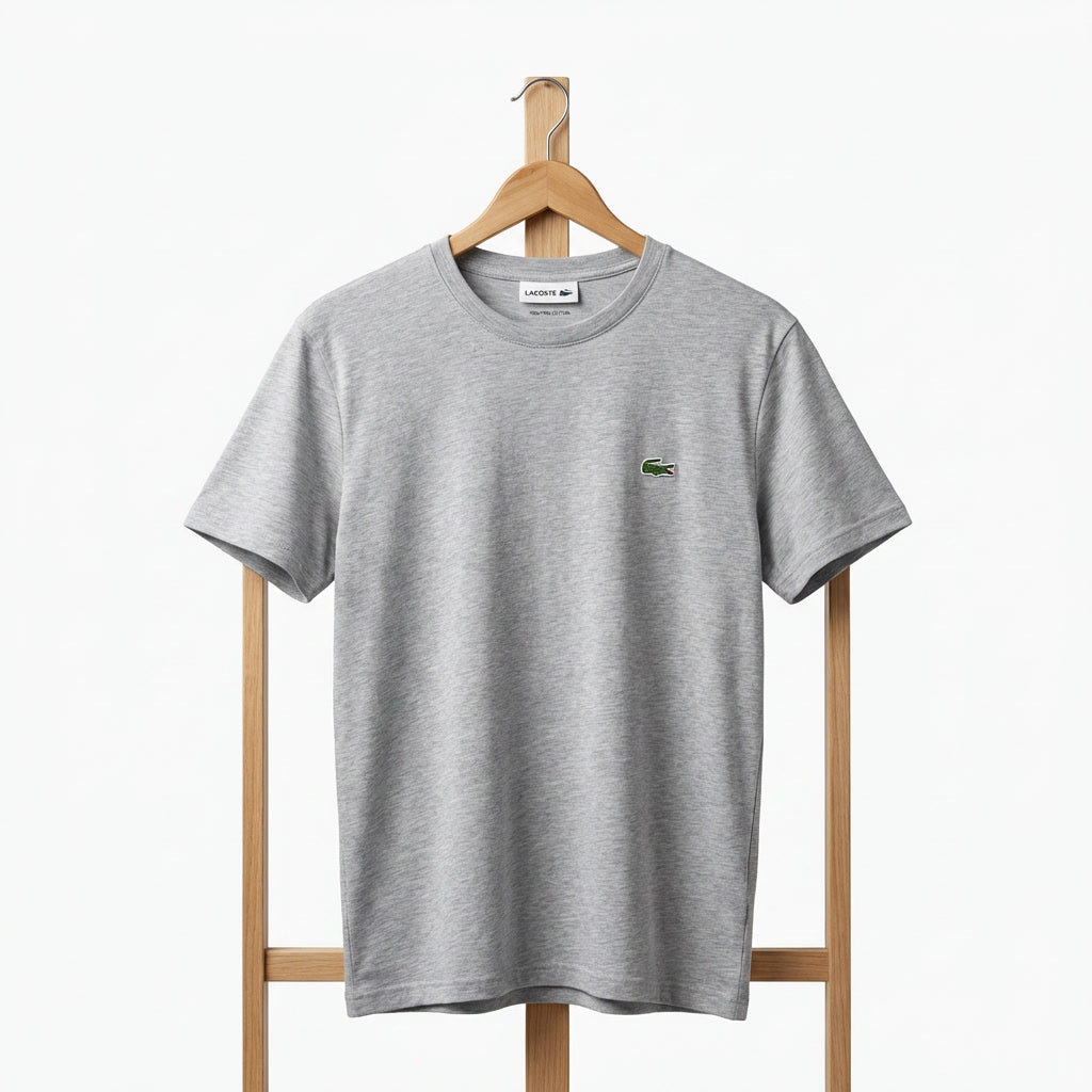 Lacoste - Cotton - T-Shirt – Gray – Size S