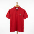 Lacoste - Cotton - Polo Shirt – Red – Size XL