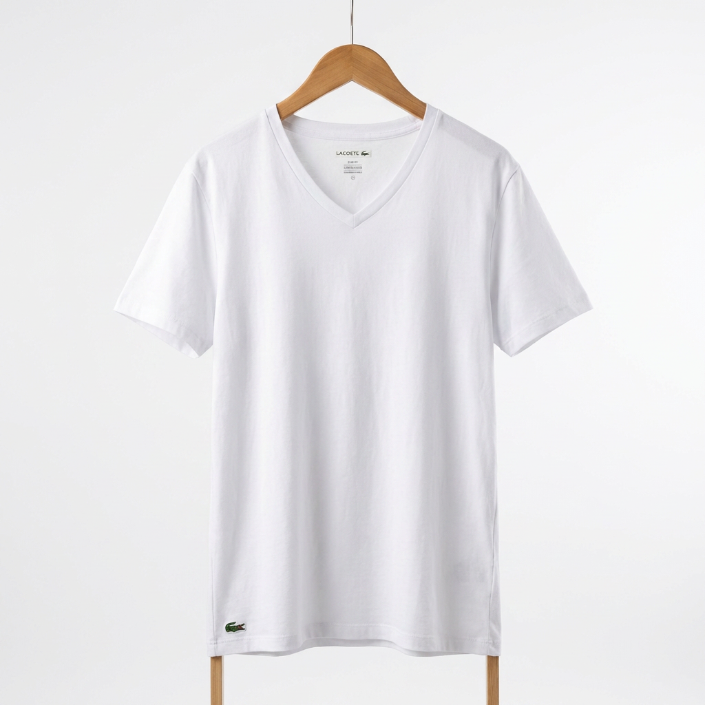 Lacoste - Cotton - T-Shirt – White – Size XL