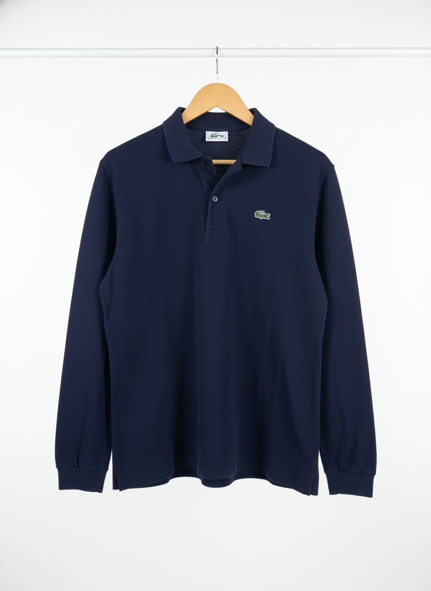 Lacoste - Cotton - Polo-Shirt – Dark Blue – Size L