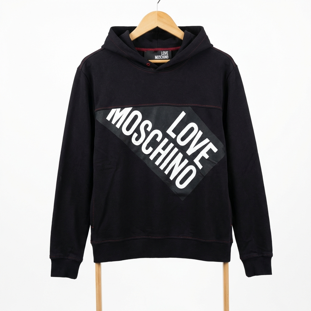 Love Moschino - Hoodie – Black – Size L