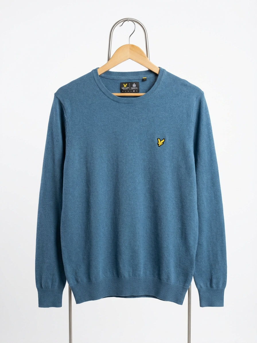 Lyle & Scott - Knitwear – Light Blue – Size XL