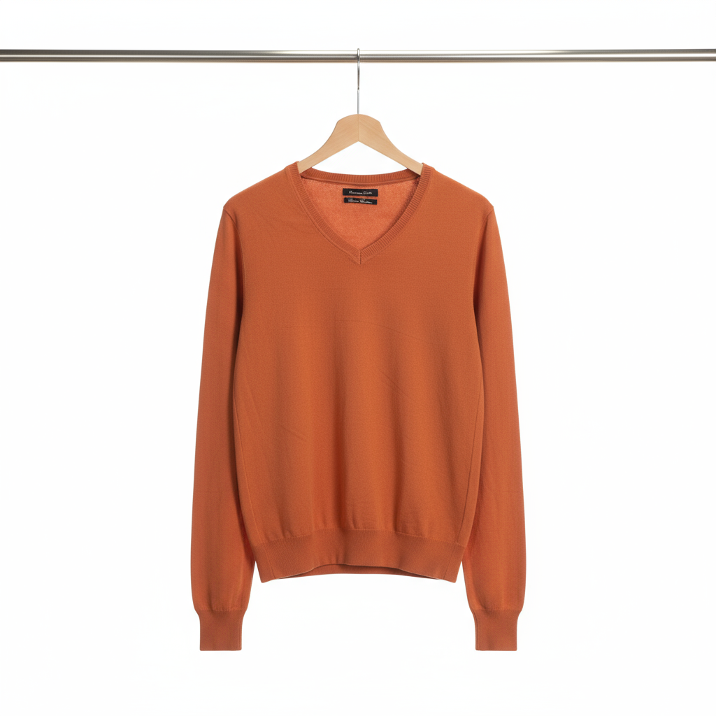 Massimo Dutti - Knitwear – Orange – Size L